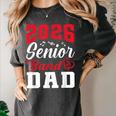 2026 Senior Band Dad Class Of 2026 Band Parent Graduation Women's Comfort Colors T-Shirt Pepper