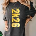 2K26 Class Of 2026 Graduation College Senior Back To School Premium Tri-Blend Women's Comfort Colors T-Shirt Pepper