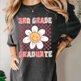 3rd Grade Graduation Cute Groovy Last Day Of Third Grade Women's Comfort Colors T-Shirt Pepper