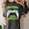 3rd Grade Level Complete Gamer Class Of 2026 Graduation Women's Comfort Colors T-Shirt Pepper