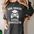 3rd Grade Level Complete Third Grade Graduation Video Gamer Women's Comfort Colors T-Shirt Pepper