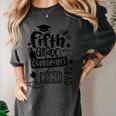 5th Grade Graduate 2021 Graduate Quarantine Fifth Graduation Women's Comfort Colors T-Shirt Pepper