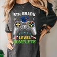 5th Grade Level Complete Gaming Graduation Class 2023 Gamer Women's Comfort Colors T-Shirt Pepper