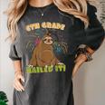 6th Grade Graduation Sloth Nailed It Class Of 2025 Women's Comfort Colors T-Shirt Pepper