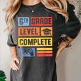 6th Grade Level Complete Shirt Graduation Last Day Of School Women's Comfort Colors T-Shirt Pepper