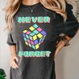 80s 90s Nostalgia Magic Cube Retro Party Costume Women's Comfort Colors T-Shirt Pepper