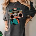 80s 90s Retro Party Costume Nostalgia Boombox Music Hip Hop Women's Comfort Colors T-Shirt Pepper