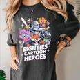 80's Cartoon Heroes Apparel For Retro Nostalgia Fans Women's Comfort Colors T-Shirt Pepper