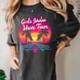 80s Fashion Girls Just Wanna Have Fun 1980s Nostalgia Women's Comfort Colors T-Shirt Pepper