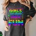 80's Girls Just Wanna Have Fun Nostalgia 1980s Style Premium Tri-Blend Women's Comfort Colors T-Shirt Pepper