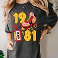 80s Vibes Mixed Tapes & Roller Skates 1981 Nostalgia Retro Women's Comfort Colors T-Shirt Pepper