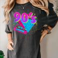 90's Vibe Retro Style Cassette Tape Nostalgia 1990s Party Women's Comfort Colors T-Shirt Pepper