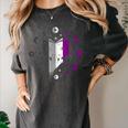 Ace Pride Book With Stars Moons And Magic Hand Women's Comfort Colors T-Shirt Pepper