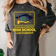 Achievement Unlocked High School Graduation Gamer Women's Comfort Colors T-Shirt Pepper