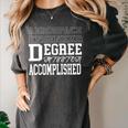 Aerospace Engineering Degree College Graduation T-Shirt Women's Comfort Colors T-Shirt Pepper