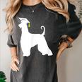 Afghan Hound Graduation Dog Graduate Men Women Kids Women's Comfort Colors T-Shirt Pepper