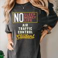 Air Traffic Control Major Student Shirt Graduation Women's Comfort Colors T-Shirt Pepper