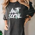Anti Social Anti Social Club Introvert People Hate Women's Comfort Colors T-Shirt Pepper