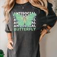 Anti-Social Introvert Butterfly Women's Comfort Colors T-Shirt Pepper