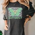 Anti-Social Introvert Butterfly Women's Comfort Colors T-Shirt Pepper