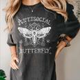 Antisocial Butterfly Introvert Death Head Moth Women's Comfort Colors T-Shirt Pepper Antisocial Butterfly Introvert Death Head Moth Women's Comfort Colors T-Shirt Pepper