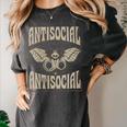 Antisocial Butterfly Quote Socially Selective Introvert Women's Comfort Colors T-Shirt Pepper Antisocial Butterfly Quote Socially Selective Introvert Women's Comfort Colors T-Shirt Pepper