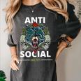 Antisocial Introvert I Like Being Alone Women's Comfort Colors T-Shirt Pepper