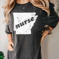 Arkansas Nursing Nurse Graduation Women's Comfort Colors T-Shirt Pepper