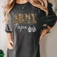 Army National Guard Papa Army National Guard Graduation Papa Women's Comfort Colors T-Shirt Pepper