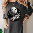 Astronaut Aesthetic Holding Moon Balloon Planets Introvert Women's Comfort Colors T-Shirt Pepper