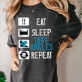 Athletic Trainer Eat Sleep Tape Ankles Graduation Women's Comfort Colors T-Shirt Pepper