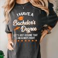 Bachelor Graduation 2026 Always Right Bachelor Degree Women's Comfort Colors T-Shirt Pepper