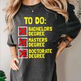 Bachelors Masters Doctorate Degree DR PHD Graduation Women's Comfort Colors T-Shirt Pepper