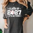 Back To School 2027 Baseball 2027 Graduation Class Of 2027 Women's Comfort Colors T-Shirt Pepper