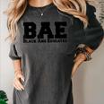BAE And Educated Black History Month Graduation Women's Comfort Colors T-Shirt Pepper