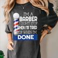 Barber Stylist Barber College Graduation Women's Comfort Colors T-Shirt Pepper