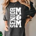Baseball Senior Mom Class Of 2026 Senior Night Graduation Women's Comfort Colors T-Shirt Pepper