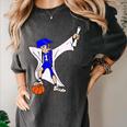 Basketball Dabbing Shirt Senior Graduation Him Her Women's Comfort Colors T-Shirt Pepper