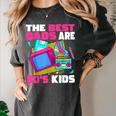The Best Dads Are 80s Kids 80s Dad Nostalgia Women's Comfort Colors T-Shirt Pepper