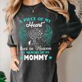 Big Piece Of My Heart Live Heaven In Memory Of My Mom Best Women's Comfort Colors T-Shirt Pepper