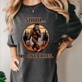 Bigfoot Sasquatch Lover Introvert Antisocial Humor Women's Comfort Colors T-Shirt Pepper