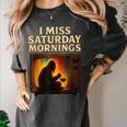 Bigfoot Saturday Morning Nostalgia Women's Comfort Colors T-Shirt Pepper