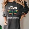 Biology Class Of 2024 Emerging Graduation For Him Women's Comfort Colors T-Shirt Pepper