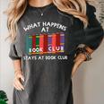 Book Club Read Reading Librarian Men Women Kids Women's Comfort Colors T-Shirt Pepper