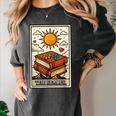 Book Reading Tarot Card The Reader Women's Comfort Colors T-Shirt Pepper