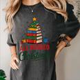 All Booked For Christmas Librarian Reader Xmas Pajama Women's Comfort Colors T-Shirt Pepper All Booked For Christmas Librarian Reader Xmas Pajama Women's Comfort Colors T-Shirt Pepper