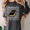 Books Of The Bible Women's Comfort Colors T-Shirt Pepper