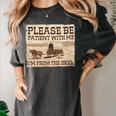 Boomer Millennial Please Be Patient I'm From The 1900s Women's Comfort Colors T-Shirt Pepper