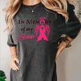 Breast Cancer Walk In Memory Of My Sister Women's Comfort Colors T-Shirt Pepper