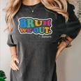Bruh We Out Seniors End Of School Student Graduation Class Women's Comfort Colors T-Shirt Pepper